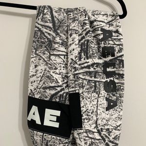 woods printed on joggers